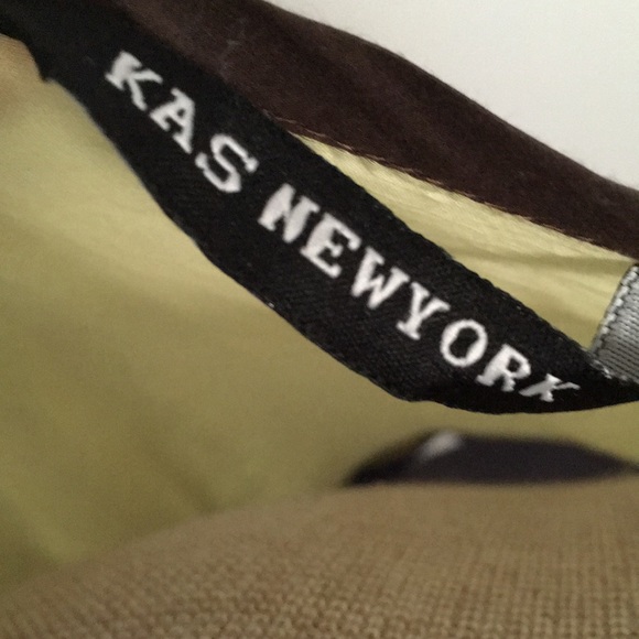 VTG Y2K KAS NEW YORK SILK BLEND ABSTRACT DRAPED DOLMAN SZ M - Picture 6 of 6